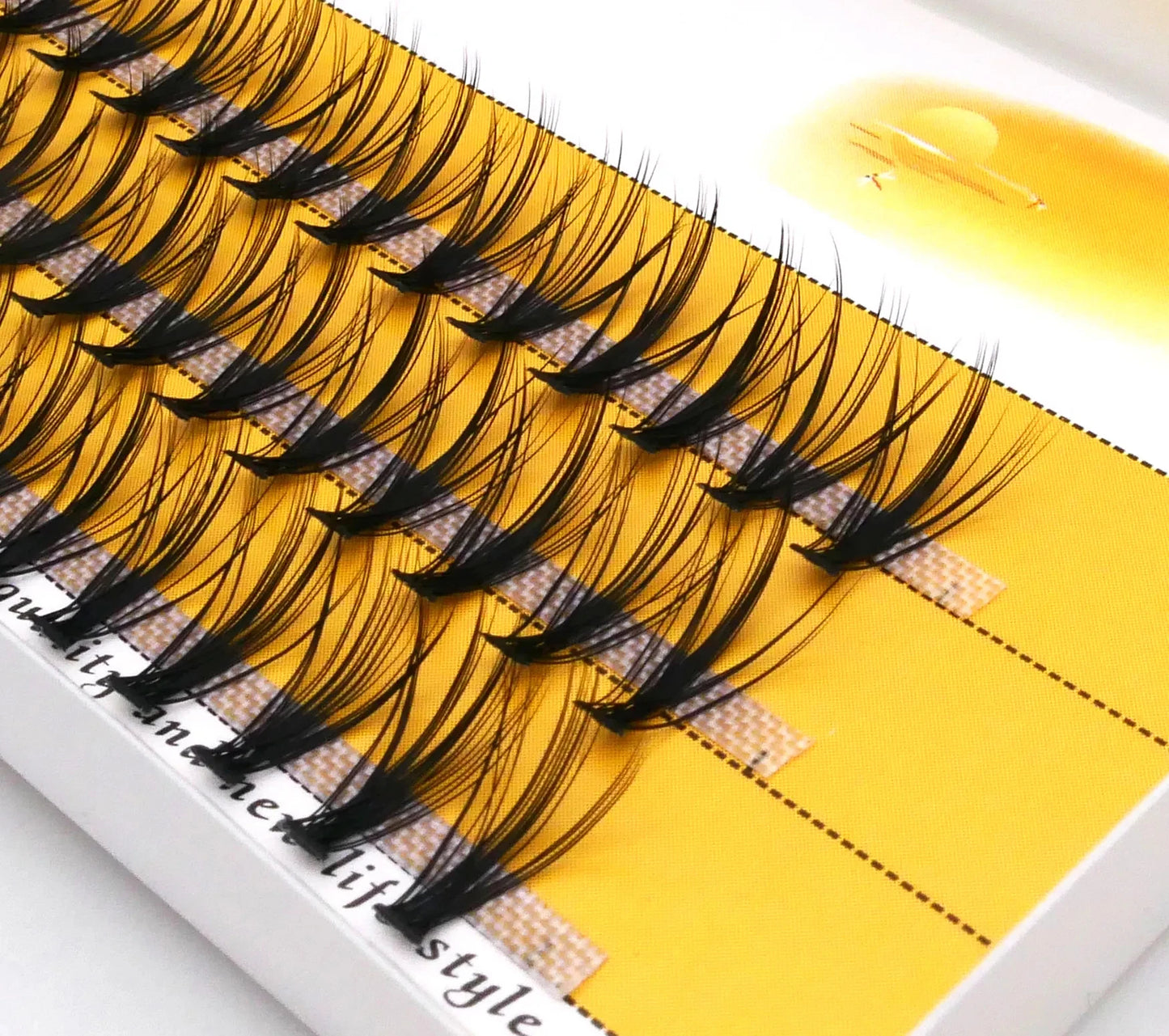 60 bundles/box 10/20/30D Individual Cluster Eyelash Extension Natural Mink Eyelashes Professional Makeup tools Lashes wholesale