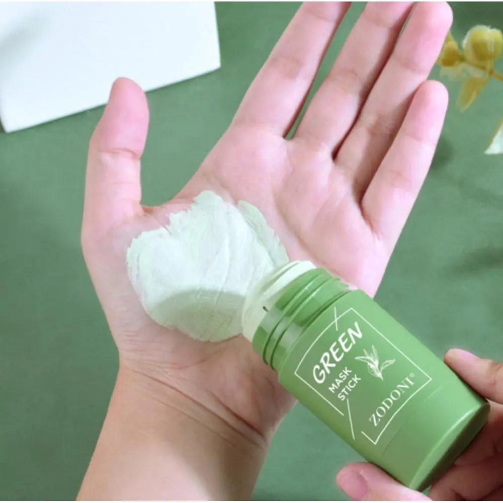 Green Tea Mask Face Clean GreenTea Mask Stick Deep Moisturizing Shrink Pores Blackhead Acne Facial Film Korean Skin Care Product
