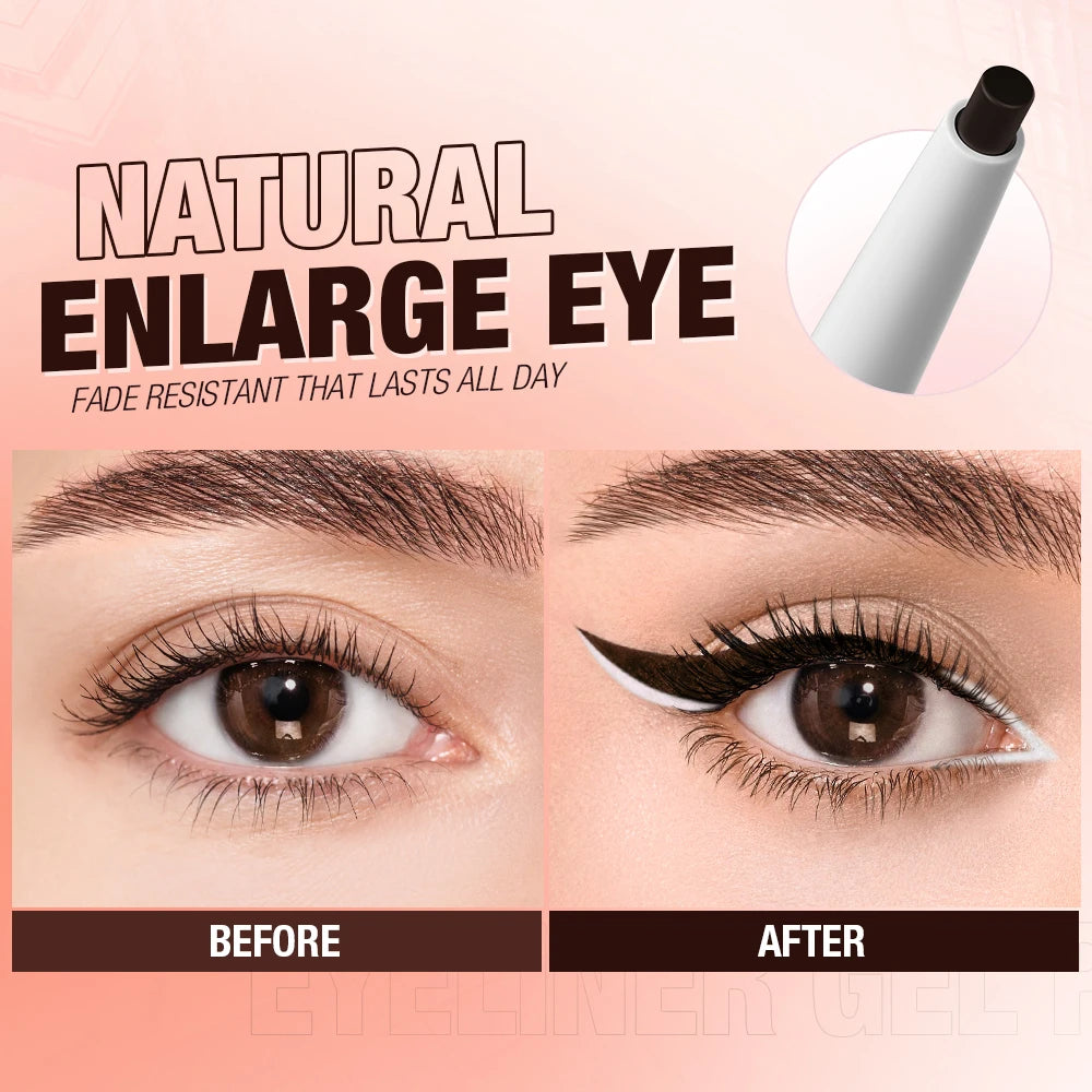 O.TWO.O Eyeliner Pencil  Eye Liner Gel Waterproof Long-Lasting 1.0MM Ultra-slim Eye Liner Colored Makeup for Eyes Cosmetics Tool
