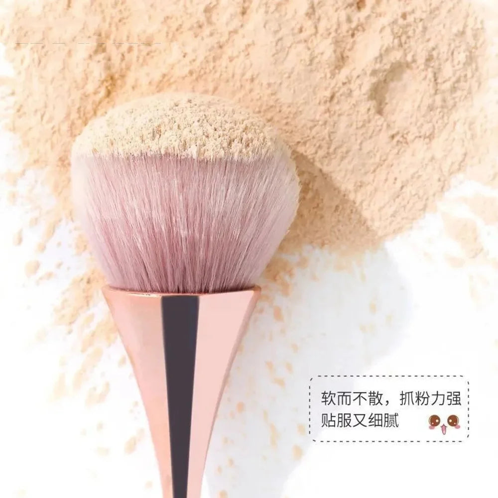 1pc Professional Powder Powder Blush Brush Big Size Soft Fluffy Nail Dust Cleaning Brush Women Girls DIY Make Up Beauty Tools