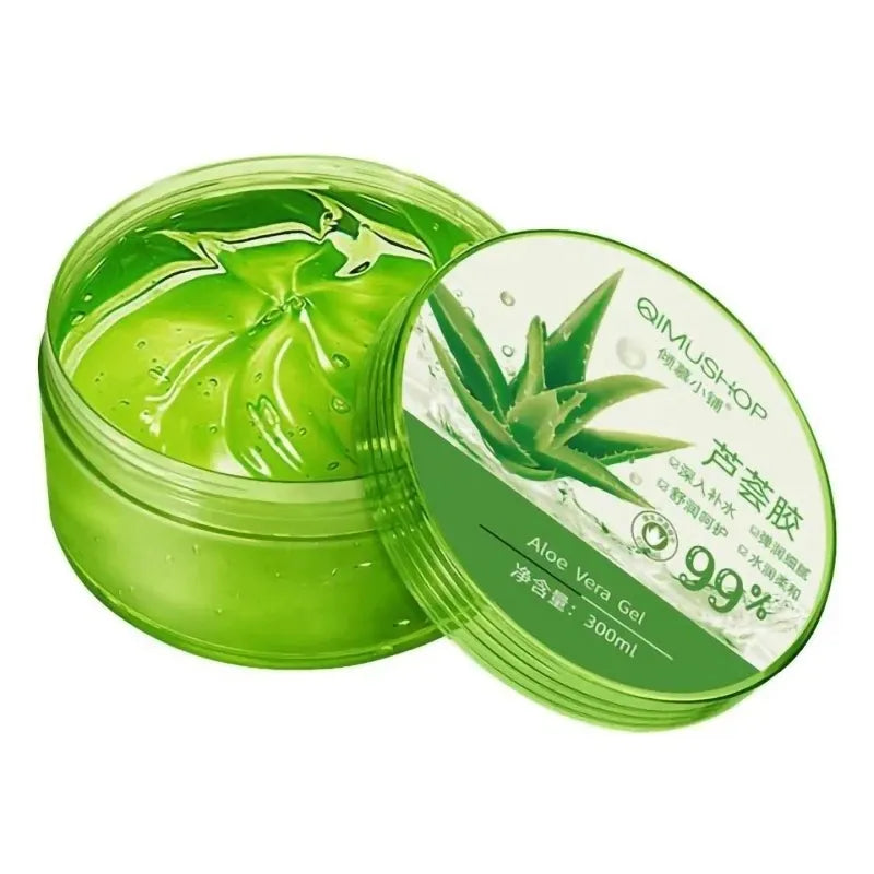 99% Aloe Vera Gel Moisturing Skin Face Cream Shrink Pores Day Cream Skincare Sleeping Mask Korean Skin Care Products  300g