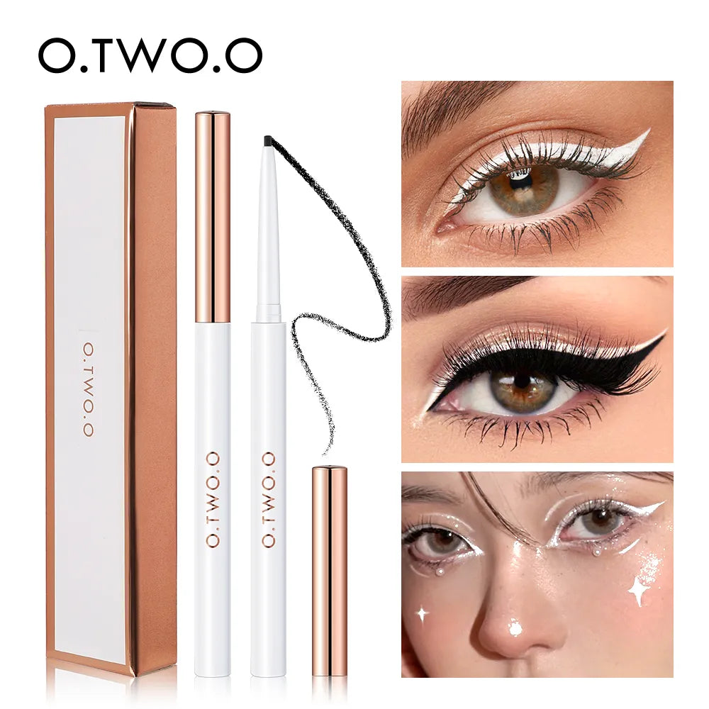 O.TWO.O Eyeliner Pencil  Eye Liner Gel Waterproof Long-Lasting 1.0MM Ultra-slim Eye Liner Colored Makeup for Eyes Cosmetics Tool